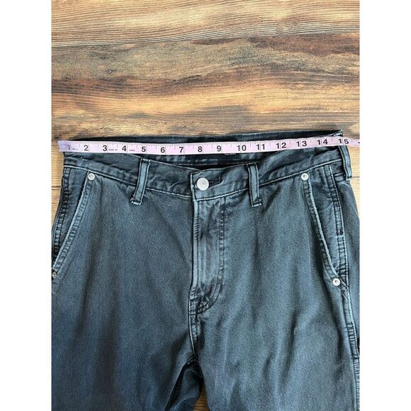 Abercrombie & Fitch 90’s loose black gray distressed jeans size 29 - Picture 9 of 9